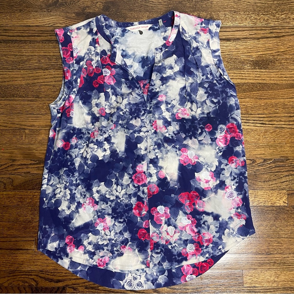 Rebecca Taylor Floral Blouse Size 6